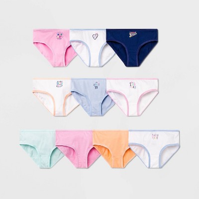 Brilliant Basics Girls Bikini Brief 5 Pack - Multi - Size 8-10