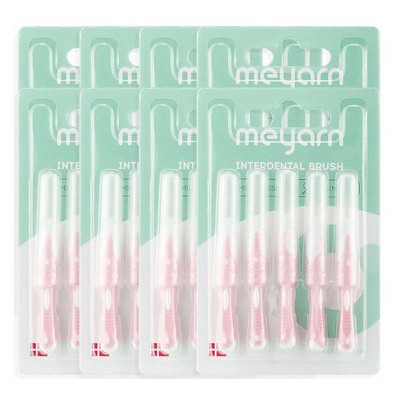 YEVYO 50 Counts Angle Interdental Brushes Between Teeth