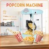 JVNOXK Portable Popcorn MAKER Machine, 8 Ounce Kettle Popcorn Maker , Warming Deck, Countertop Popcorn Popper for Parties, Events,Green - 3 of 4