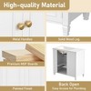 Mshliw 36 Inch Bathroom Vanity with Sink, Ceramic Undermount Sink, 1 Tip-out Drawer, 3 Side Drawers, Adjustable Shelf - 2 of 4