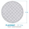 Split P Berry Frost Quilted Placemat 15" Dia Set Of 4 - 4 of 4
