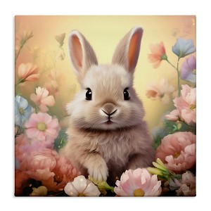 Stupell Industries Bunny in Meadow, 30" x 30" - 1 of 4