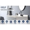 MAYEERTY 2 Handle Oil Rubbed Bronze Bathroom Faucet Sink Faucet with Pop Up Drain and Supply Hoses - 4 of 4