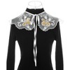 Elerevyo Women Rhinestone Detachable Fake Peter Pan Collar Little Shawl 1 Pc - 2 of 4