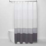 Shower Curtain Ombre Gray - Threshold™