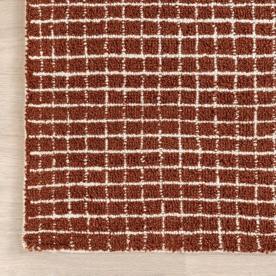 Chestnut Hand-Tufted Wool 2' 6" x 8' Rug