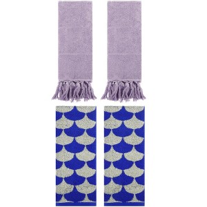 REGALWOVEN 4 Pcs Cotton Hand Towel for Bathroom - 1 of 4