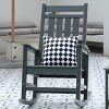 FURNIinspire Patio Accent Chairs Outdoor Rocking Chair, Oversized Rocking Chair, All Weather Resistant Porch Rocker, Gray, 35.04"*25.9"*41.34" - 2 of 4