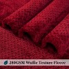 PAVILIA Soft Waffle Blanket Throw for Sofa Bed, Lightweight Plush Warm Blanket for Couch - 4 of 4