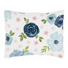 4pc Twin Sweet Jojo Designs Watercolor Floral Bedding Set Pink/blue ...