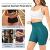 VOXSHE Women's Period Shorts High-Waist Mild Leak-proof Boyshorts for Athletic - 3 of 4