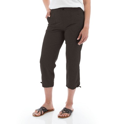 Aventura Clothing Women's Sandbar Crop Pant - Black, Size 0 : Target