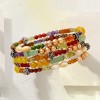 Ross-Simons Set Of 5 Multi-Stone and Sterling Silver Bali Bead Stretch Bracelets Size - 4 of 4