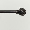 EXCLUSIVE HOME Vine 1" Curtain Rod and Finial Set - 3 of 3