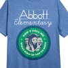 Abbott Elementary Don't Tell Me What Kind Of Day To Have Crew Neck Short Sleeve Blue Heather Women's Night Shirt - 2 of 2
