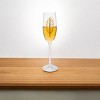 Slickblue Handcrafted Champagne Flutes with Gold Leaf Design Set of 6 – 8 oz - 3 of 3