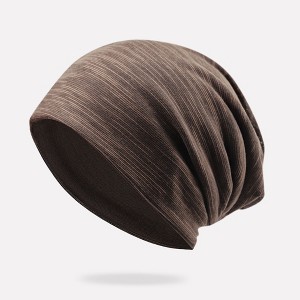 Anna-Kaci Women's Striped Slouchy Beanie - Soft & Stylish - 1 of 3