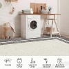 Washable Runner Rug Modern Bordered Soft Non-Slip Rugs for Bedroom Low-Pile Stain Resistance Indoor Carpet Non Shedding Rug - 4 of 4