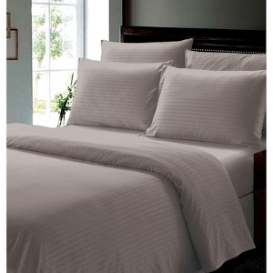 Noble House Easy Care 1800 Embossed 6pc Wrinkle Resistant  Super SoftSheet Set With 18" Deep Pockets - 1 of 4