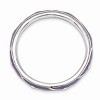 Black Bow Jewelry 2.5mm Sterling Silver Stackable Expressions Purple Enamel Band - 2 of 4