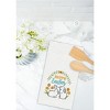 C&F Home "Happy Easter" Bunnies Spring Theme Embroidered Cotton Waffle Weave Kitchen Dishtowel - 2 of 4