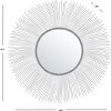 Jaslene Mirror - 35.3" x 35.3" - MRR3045 - Silver - Safavieh - 4 of 4
