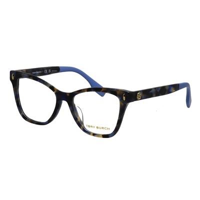 Tory Burch TY 2142U 1957 Womens Cat-Eye Eyeglasses Blue Tortoise 51mm