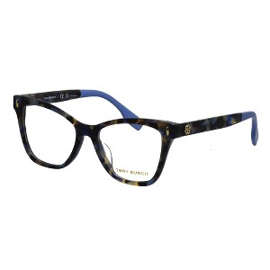 Tory Burch TY 2142U 1957 Womens Cat-Eye Eyeglasses Blue Tortoise 51mm - 1 of 4