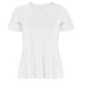 Collections Etc Stylish Double Layer Flutter Sleeve V-Neck Top X-Large Gender Neutral White - 3 of 4