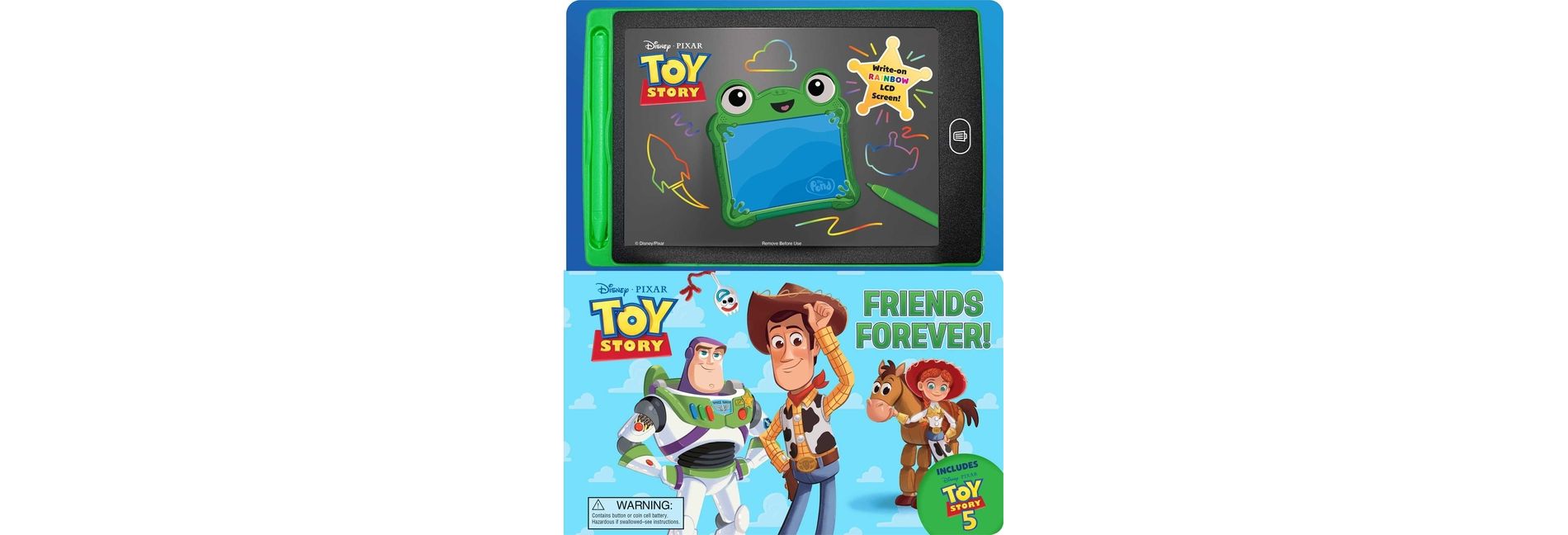 Disney Pixar Toy Story: Friends Forever! - (Book with LCD Screen) by  Suzanne Francis (Board Book)