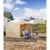 5-Sided Pop Up Canopy Tent - Instant Setup Screen Gazebo with 210D Oxford Fabric for Patio, Backyard & Outdoor Events - 2 of 4