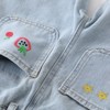 MyKids-Usa Arrival Autumn Baby Kids Girls Strawberry Pattern Denim Pants - 4 of 4