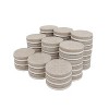 SuperSliders 48pk Round Felt 1'' Furniture Pads Beige - 2 of 4