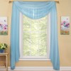 Collections Etc Sheer Window Scarf Curtain, Single Panel, - image 2 of 3