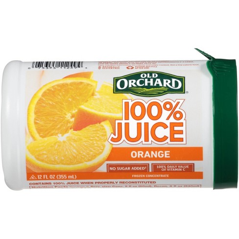 Orchard Pure 100% Pure Orange Juice From Concentrate 1 Gallon Plastic Jug, Juice and Drinks