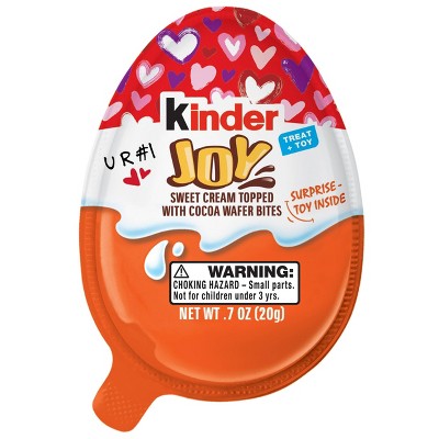 Kinder Joy Valentine's Egg - 0.7oz (Colors May Vary)