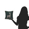 C&F Home Emerald Reindeer Small Petite Throw Pillow - 2 of 3
