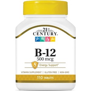 21st Century B-12 500 mcg 110 Tablets. - 1 of 4