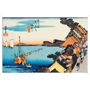 Trends International Scenery Of Kanagawa Framed Wall Poster Prints - 1 of 4