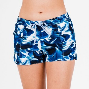 Calypsa Women's Chlorine Resistant 2"-3" Board Shorts - 1 of 4