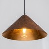 LLHZSY Industiral Dome Pendant Lights for Kitchen Island - Copper - W13.11" - 4 of 4