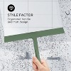 Shower Squeegee for Glass Doors, 11 Inch Silicone Window and Bathroom Cleaning Squeegee with Modern Design - 3 of 4