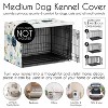 Sweet Jojo Designs Dog Crate Kennel Cover 36in. Watercolor Floral Navy Blue and Pink - 4 of 4