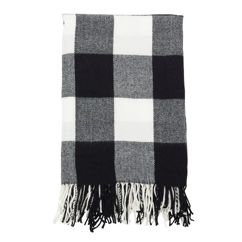 Black buffalo plaid outlet blanket