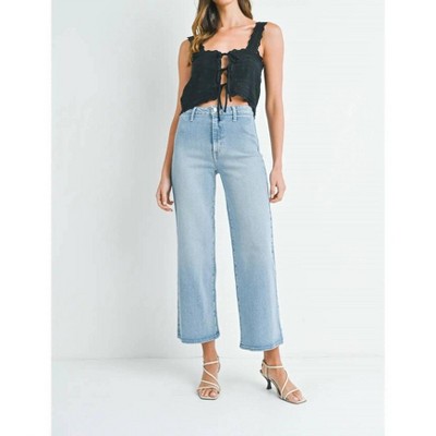 Women's Wide Leg Pant - JUST BLACK DENIM