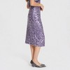 Women's Sequin Pencil Skirt - A New Day™ Burgundy - 3 of 4