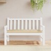 vidaXL Garden Bench Cushion Beige 47.2"x19.7"x2.8" Oxford Fabric - 3 of 4