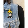 Wrapables Acrylic Fashion Brooch Pin for Sweaters, Coats, Scarves, and Bags, Hearts & Glasses - 4 of 4