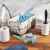 Juvale 100-Count Blue Wooden Clothes Pins 3.9" for Laundry & Decorate Photos/ Pictures/ Postcards, Clothespins for Baby Shower - 2 of 4