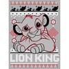 Boy's Lion King Simba Ugly Christmas Sweater Print T-Shirt - 2 of 4